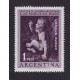 ARGENTINA 1956 GJ 1072a ESTAMPILLA NUEVA MINT CON VARIEDAD CATALOGADA U$ 20